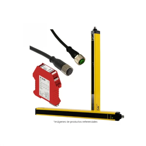 BARRERA LS4ER/30-060 TIPO 4 610mm + módulo CS AR-05V024 + CD12M-0E-050A1 + CD12M-0H-050A3 Diservaulec Distribución